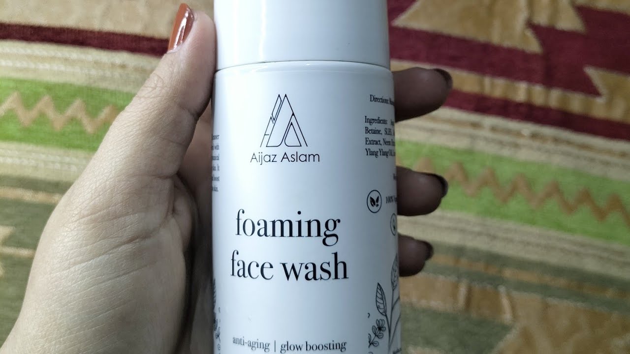 Honest review about Aijaz Aslam vitamin C Foaming Face wash | Aijaz Aslam Products |