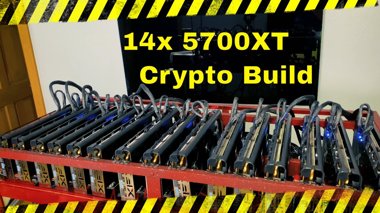 14x XFX 5700xt Mining Rig - how did we do it?