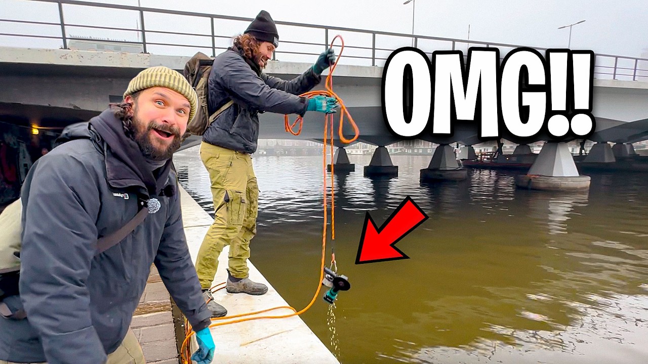 ENORMOUS MAGNETS Pull Treasures from Old Amsterdam Canals!