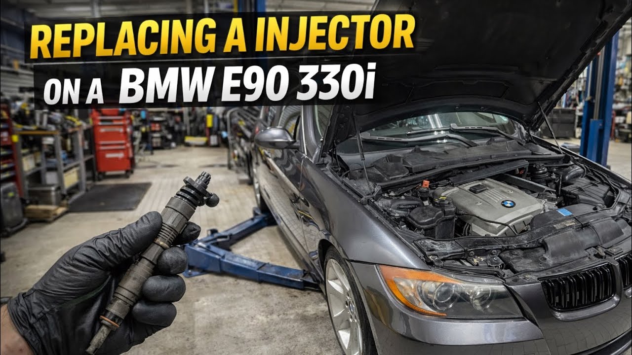 Замена топливной форсунки на BMW E90