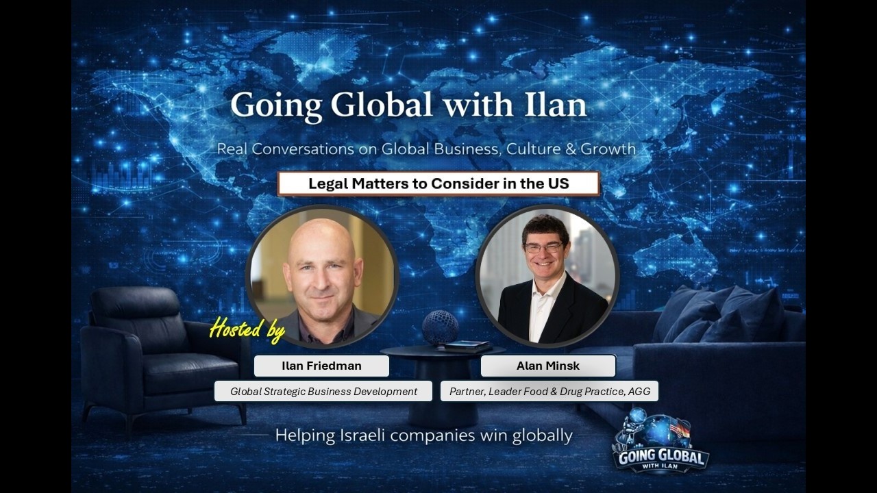 Interviewing Alan Minsk, Partner and Lead Food & Drug Practice Team at Arnall Golden Gregory LLP
