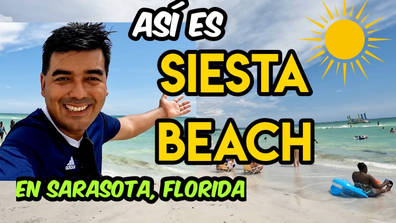 Visita Siesta Beach, una increíble playa en Sarasota, Florida