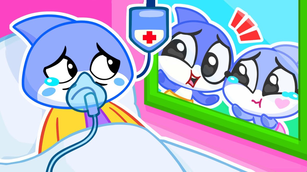 ¡Oh, no!😱 Mi papá se enfermó 😭 Cuando papá no está | Dibujos animados para niños por Sharky&Sparky