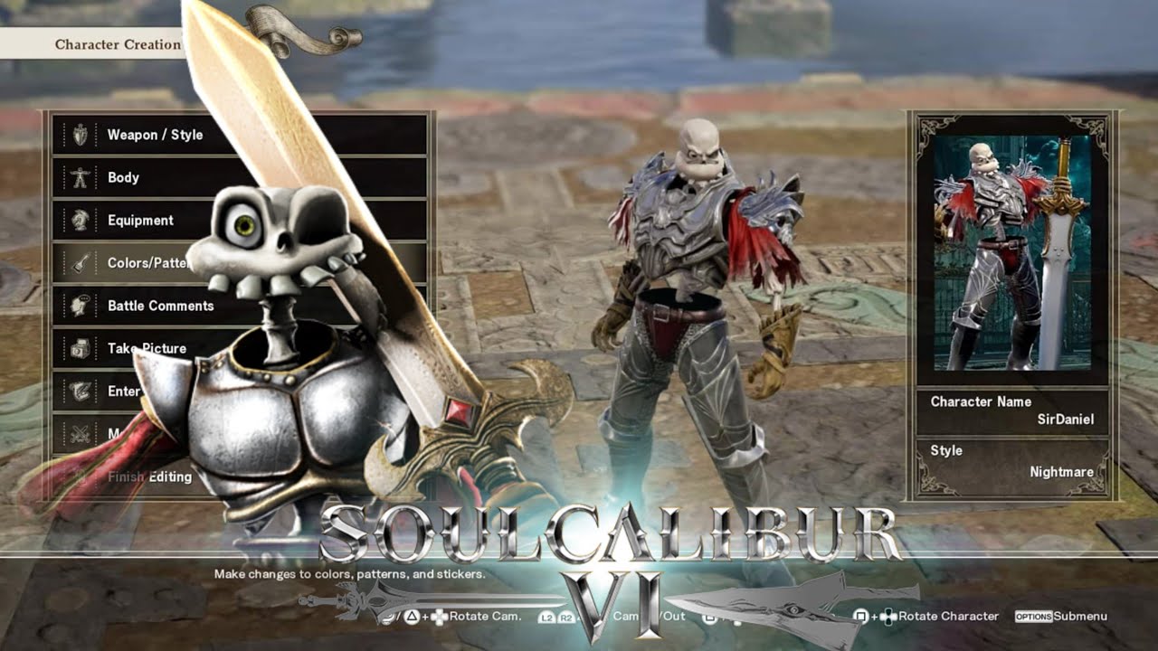 Create-A-Soul Tutorial *Medieval's Sir Daniel*  (Soul Calibur 6)