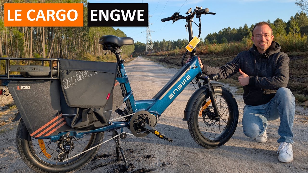 Engwe LE20 - Le vélo électrique type Cargo par Engwe