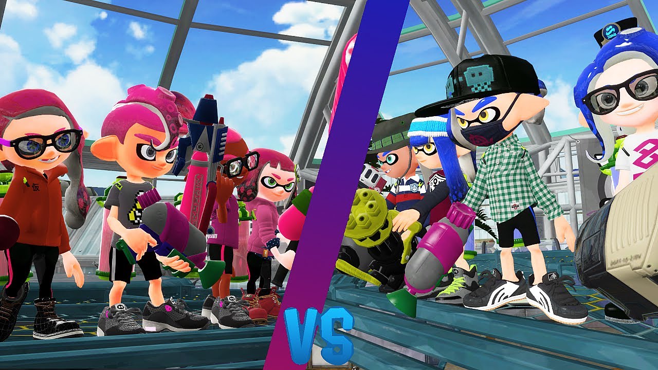[Splatoon GMOD] Josh's Team VS. Mosgel's Team | Mosgel & Friends After Stories