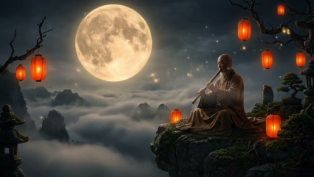 Peaceful Flute Meditation by a Mountain Waterfall | Relaxing Music for Sleep & Deep Calm