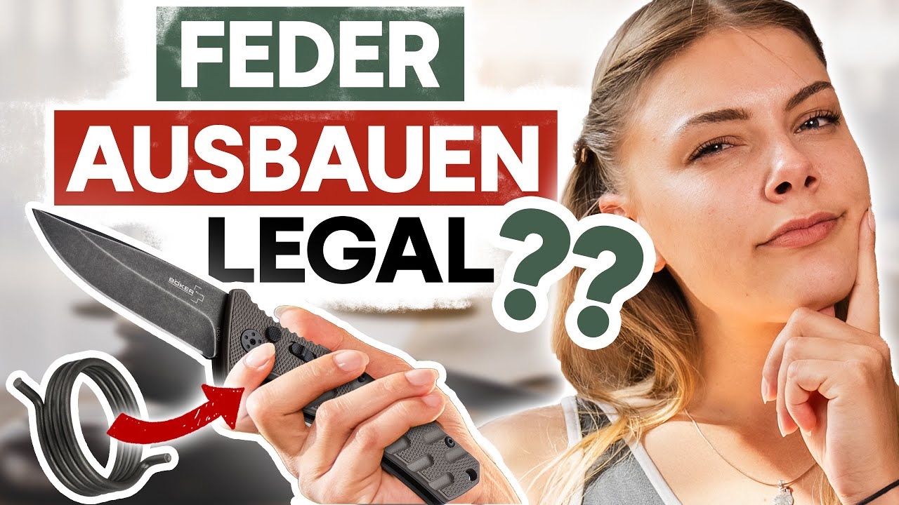 Verbotene SPRINGMESSER in Deutschland UMBAUEN? Mit diesem Geheimtipp plötzlich LEGAL❓🧾 | Böker