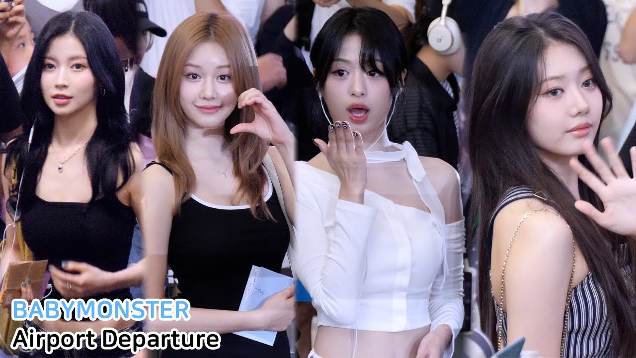 BABYMONSTER 베이비몬스터 출국 직캠 'summer sonic 2025'｜Airport Departure 250815