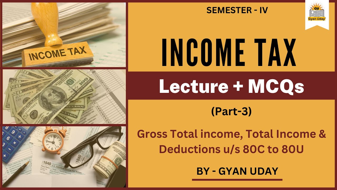 MCQs of Income Tax //Part-3 // SEM-4 // Maa Shakumbhari University (Sre)