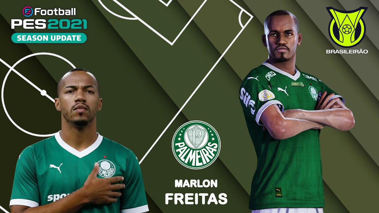 MARLON FREITAS лицо + статистика (SE Palmeiras) Как создать в PES 2021