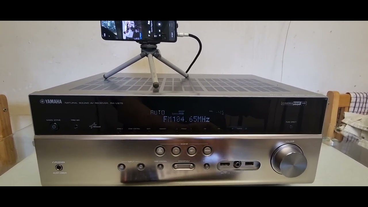 YAMAHA RX V675   DEMO