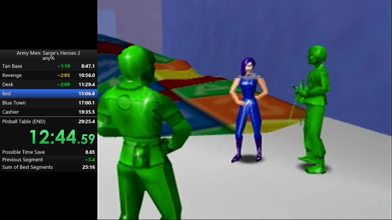 [Former World Record] Army Men: Sarge's Heroes 2 in 25:27 (any%)