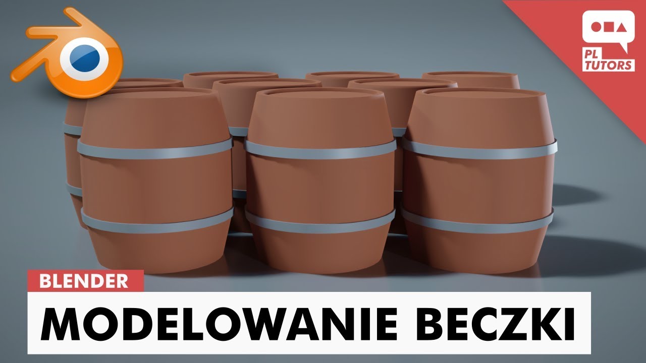 Podstawy: Modelowanie beczki - Blender 2.8 #9