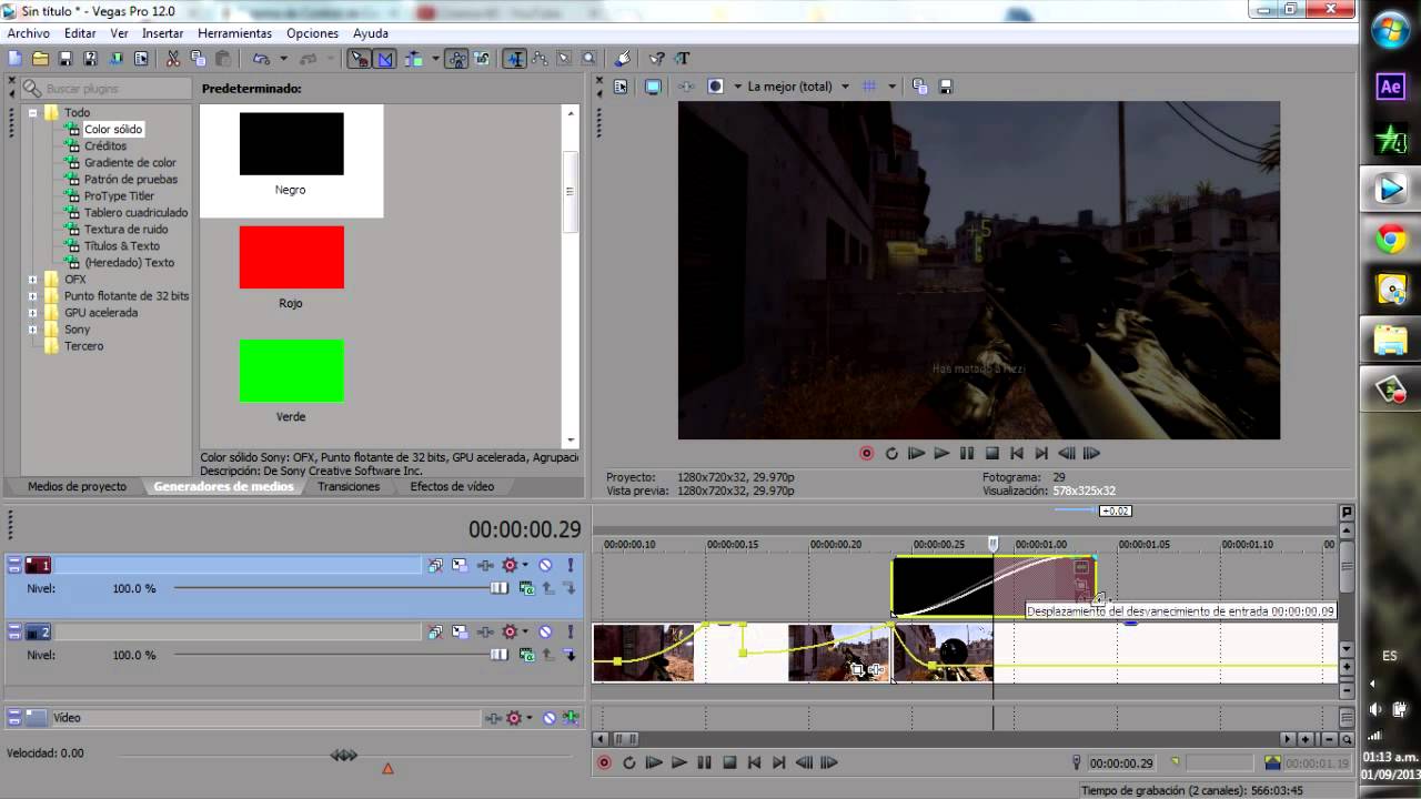 Sony vegas tutorial ::Onda expansiva (bien explicado y mas facil)