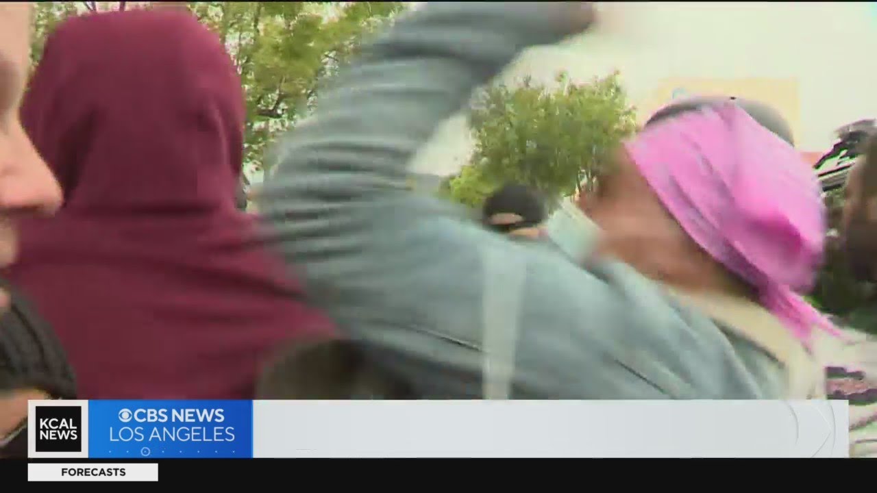 Fists fly as protesters clash outside Glendale school district meeting about Pride Month