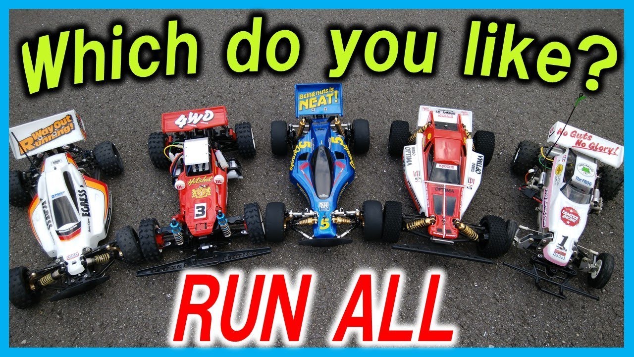 AVANTE　EGRESS　HOTSHOT　The FROG　TURBO OPTIMA　run all（tamiya kyosho)