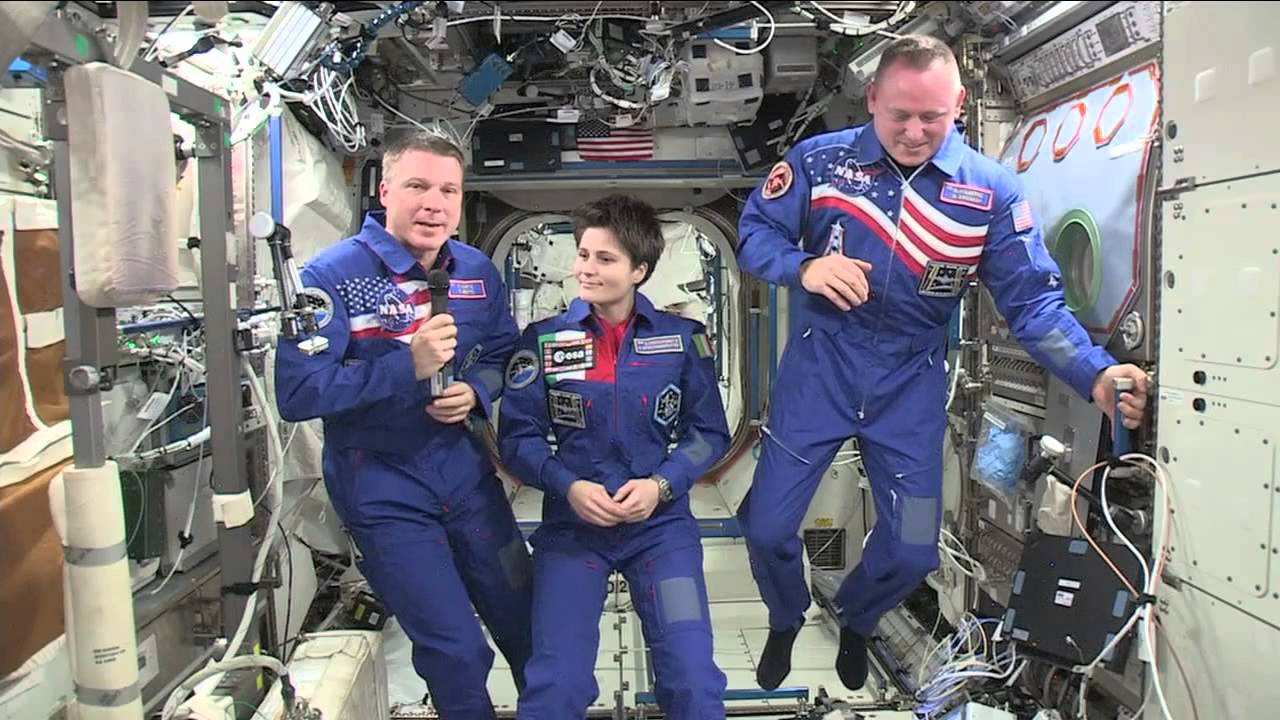 NASA Space Station Crew Discusses Life In Space With The Media