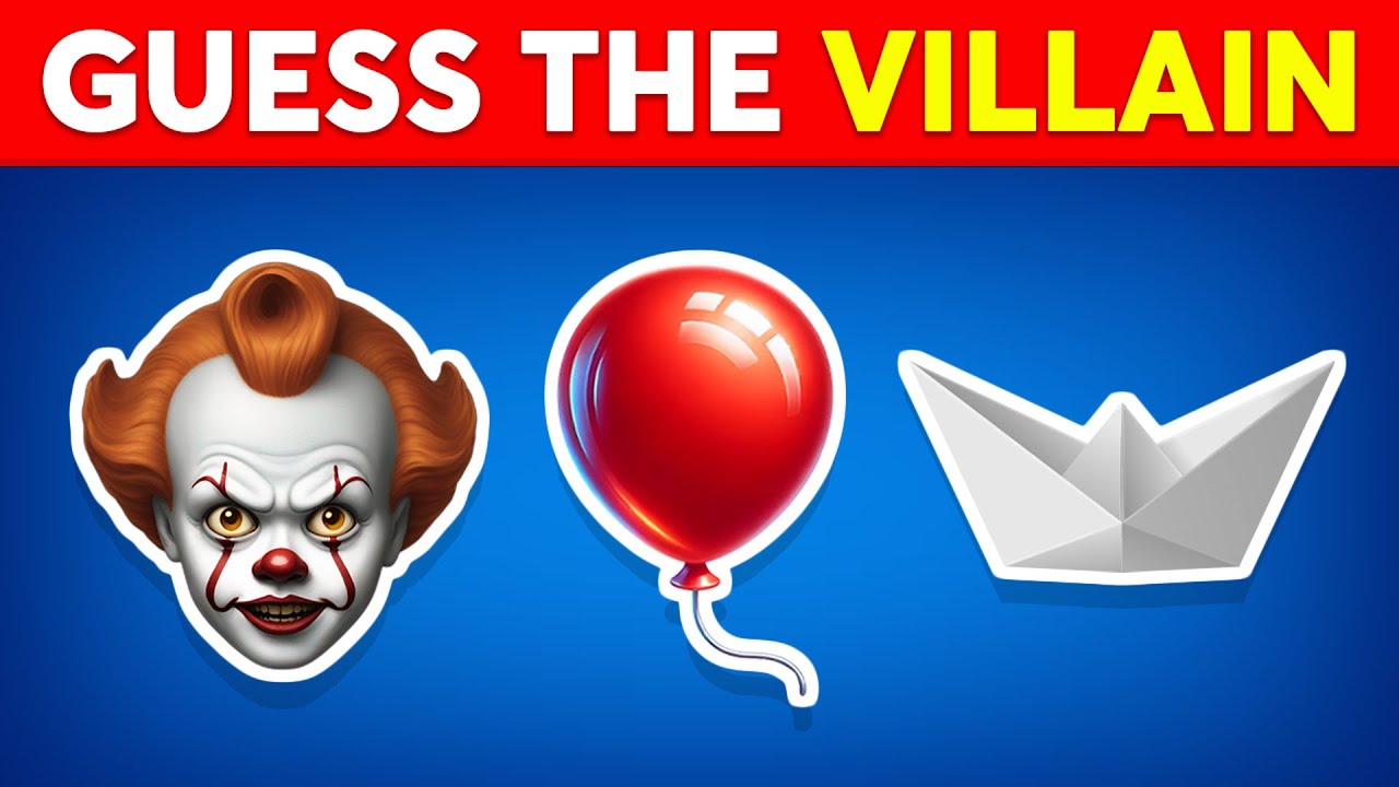 Guess the VILLAIN by Emoji? 🤡 Movie Quiz
