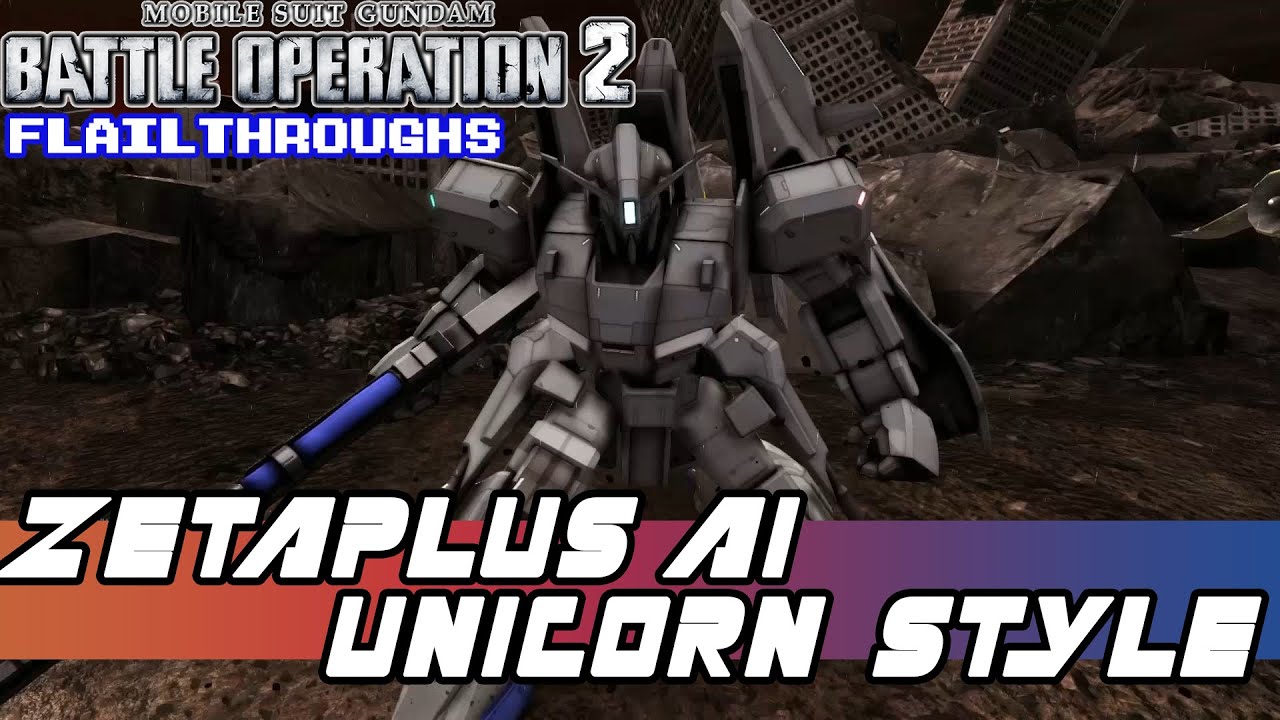 Gundam Battle Operation 2: MSZ-006A1 Zetaplus A1 With ReZEL Beam Rifle