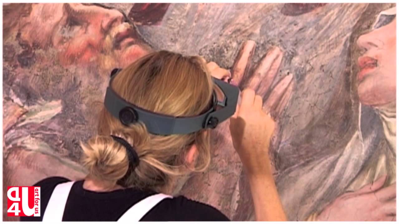 Restorers at work [01] consolidamento