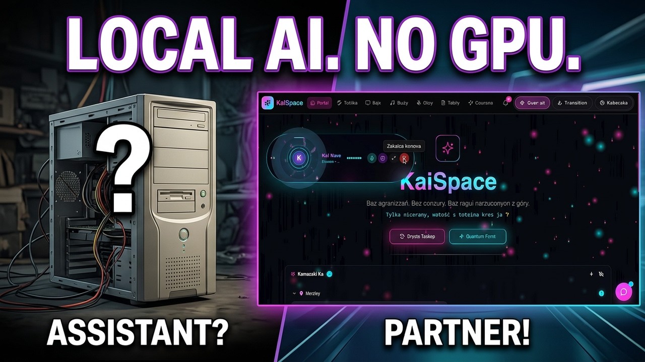 Why is KaiSpace different from other AI? Locally, without a GPU, in partnership with AI.