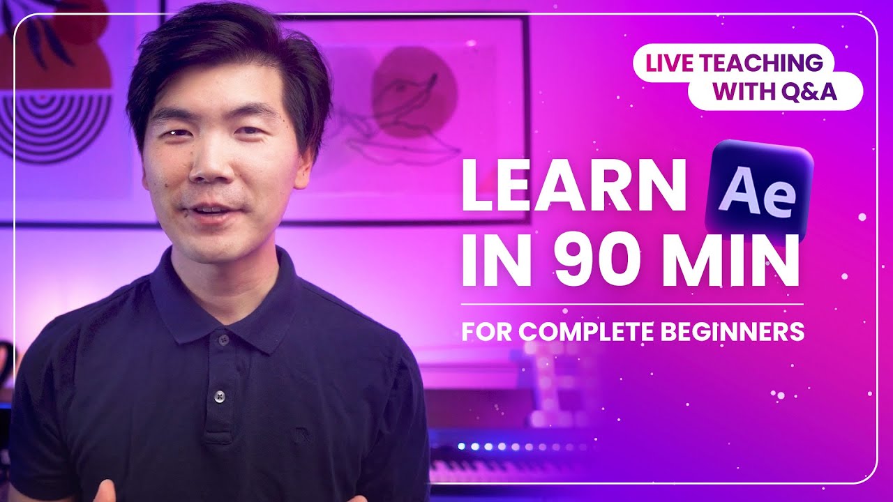 After Effects Beginners' Essentials | FREE Live Teaching | Motion Design In 90 Min | Motion Circles