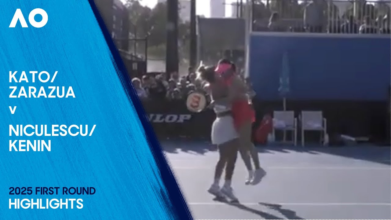 Kato/Zarazua v Niculescu/Kenin Highlights | Australian Open 2025 First Round