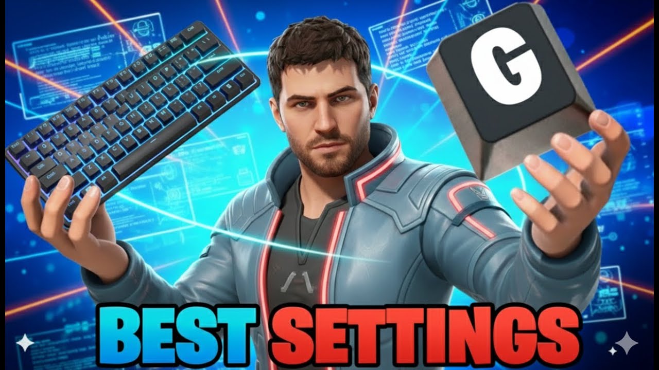 Die *BESTEN* Tastatur & Maus Settings in CHAPTER 7 Season 1 FORTNITE 🎮 (PC)