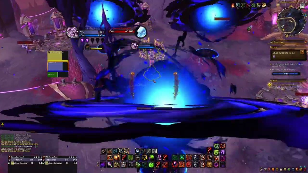 Quiet some XP in Shadowguard Point - WoW Midnight Morning Grind