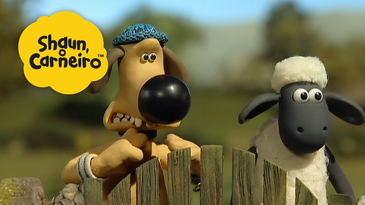 🐑Shaun, o Carneiro [Shaun the Sheep] Ah não! Pânico canino 🐑 Hora Especial🐑| Cartoons Para Crianças