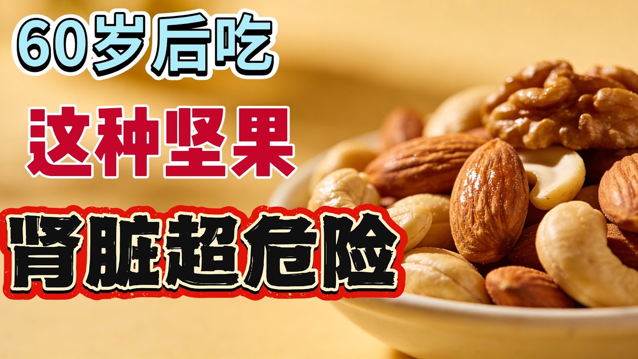 这坚果超毒！退休肾科医生警告：马上停止吃这4种毒害肾脏的坚果，这3种才是护肾坚果能活多20年！#坚果 #护肾 #健康饮食 #中老年健康 #营养科普 #肾内科医生#开心果#慢性肾衰竭食谱