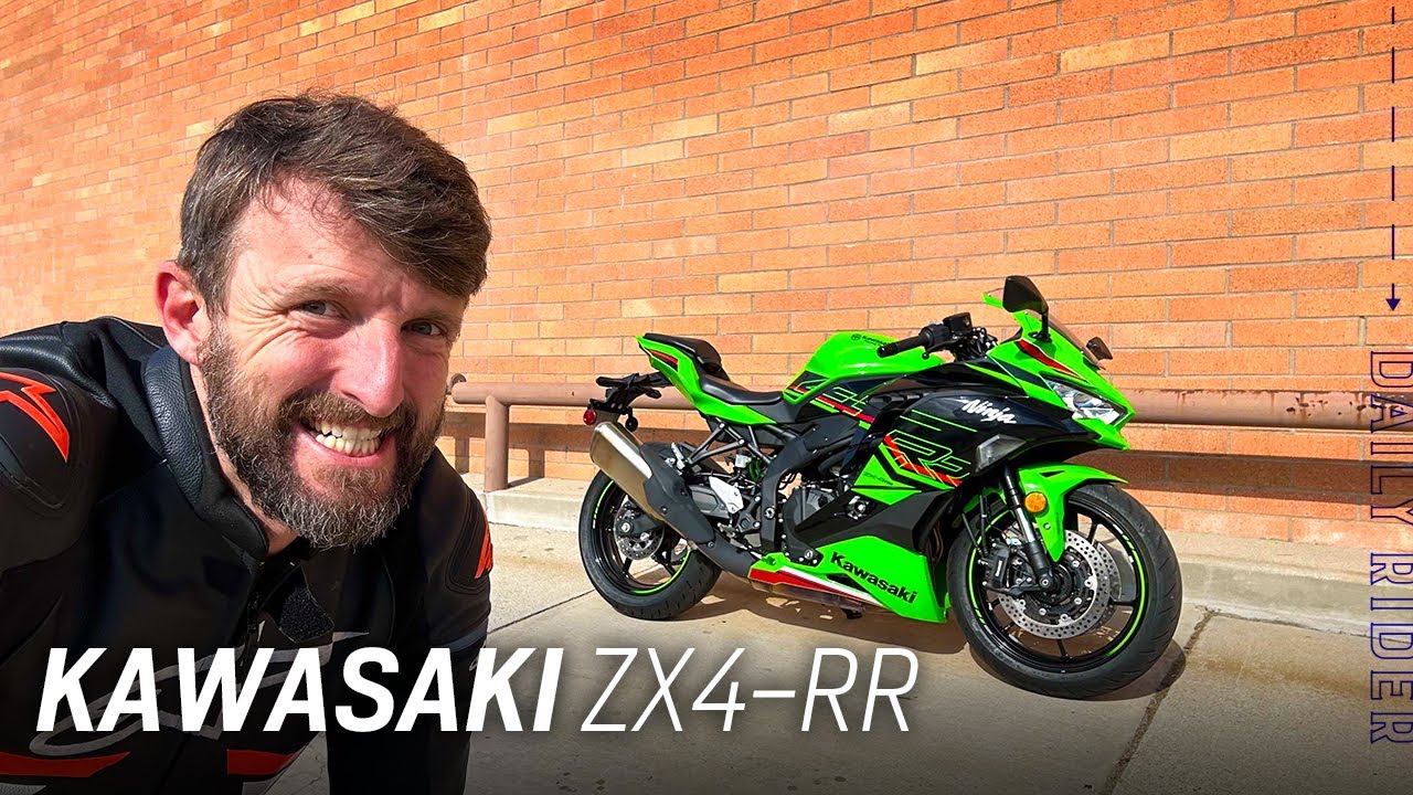 Обзор Kawasaki Ninja ZX-4RR 2023 года | Daily Rider