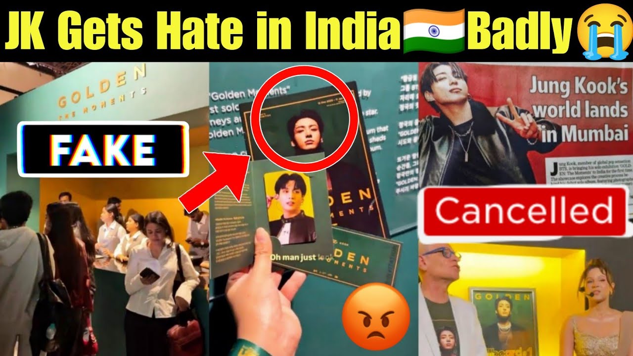 Jungkook Gets Hate in India 🇮🇳 Badly 😭 BTS JK Fake Exhibition in Mumbai 🇮🇳 Jungkook Gets Hate 😡 