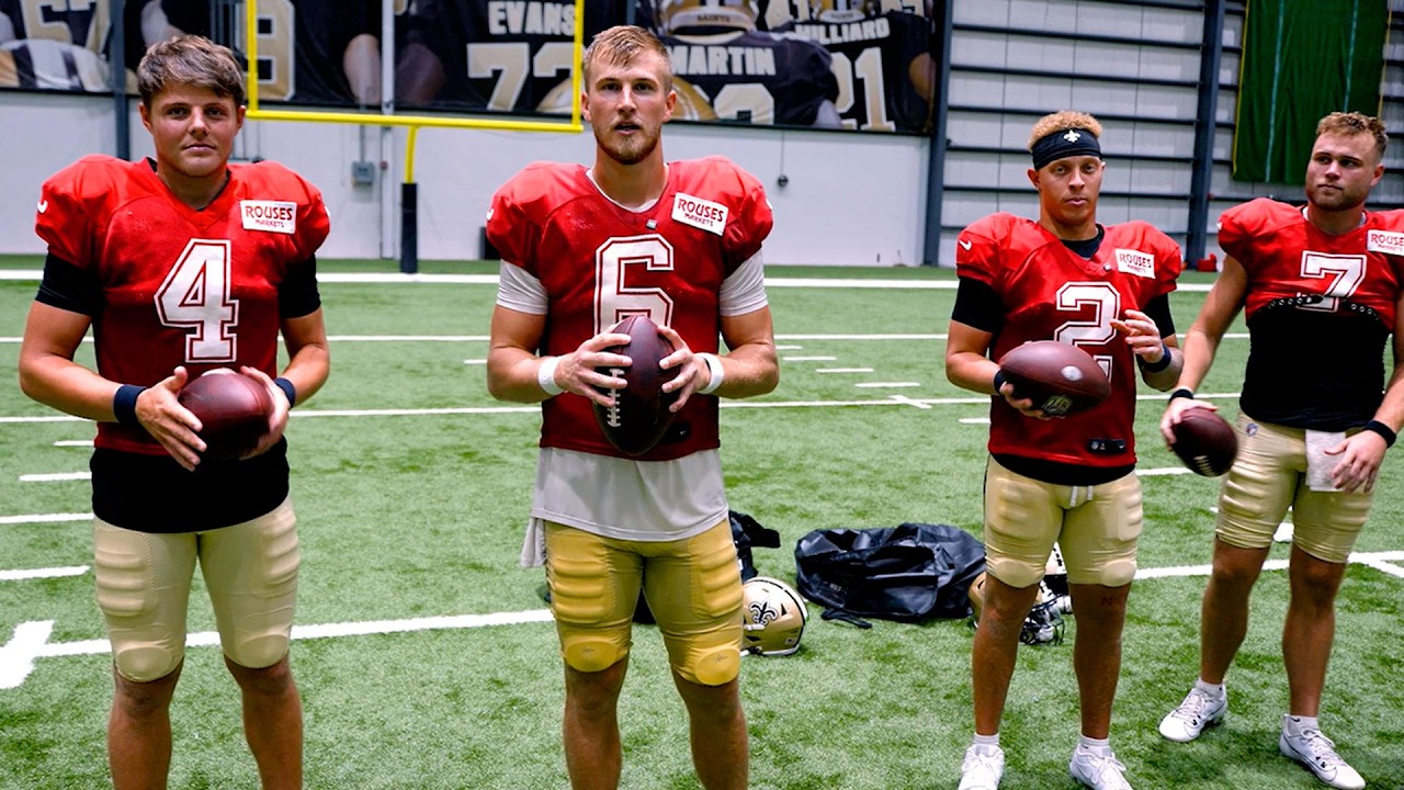 Квотербеки &laquo;Сэйнтс&raquo; чествуют Дрю Бриза в специальном выпуске &laquo;Quarterback Challenge&raquo; | Нью-Орлеан...
