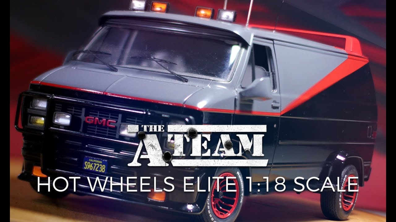 Hot Wheels Elite A-Team Van 1:18 Scale Diecast