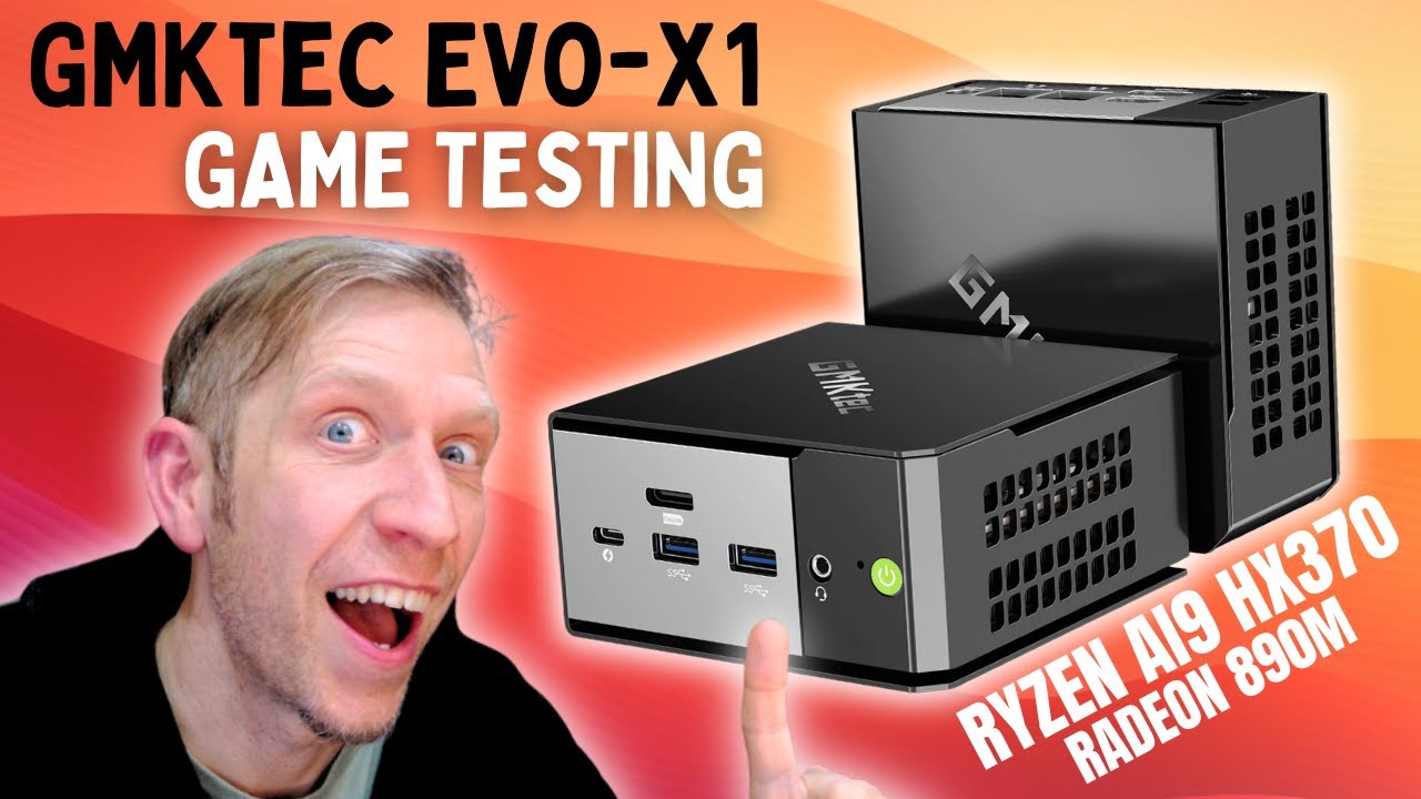 GMKtec EVO-X1 Gaming Test: Ryzen HX370 & Radeon 890M Powering 10 Top Games! 🎮💥