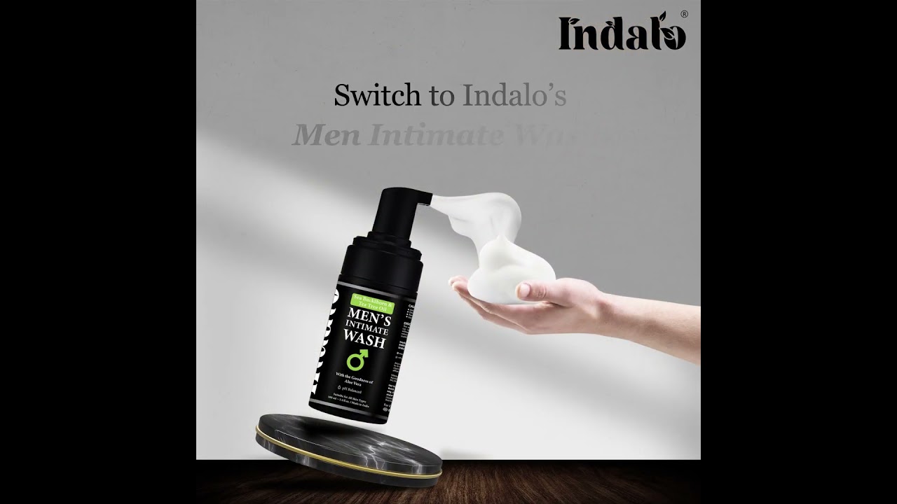 Indalo Intimate Wash for Men | Maintaining pH Balance | Prevents itching and Irritation