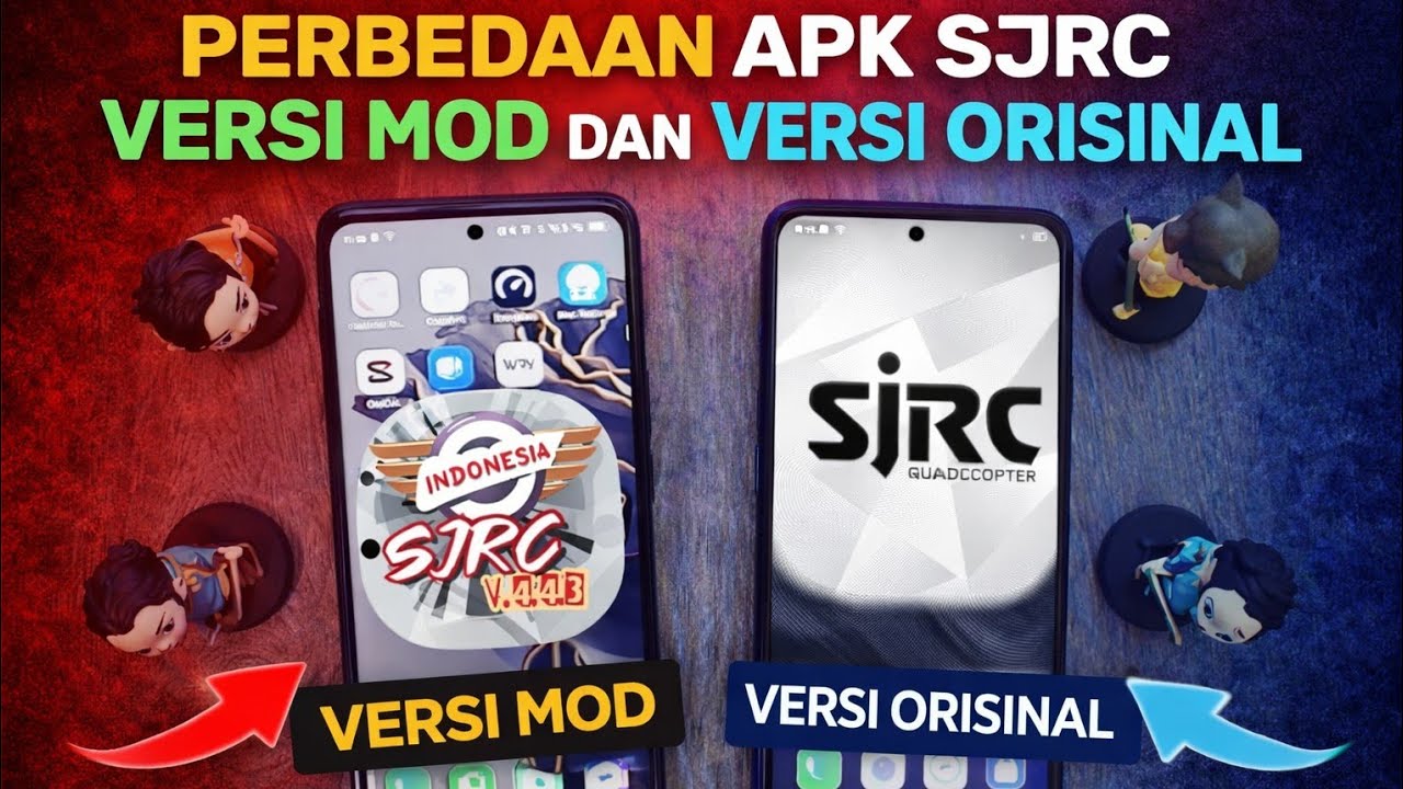 Perbedaan apk sjrc versi mod dan versi orizinal