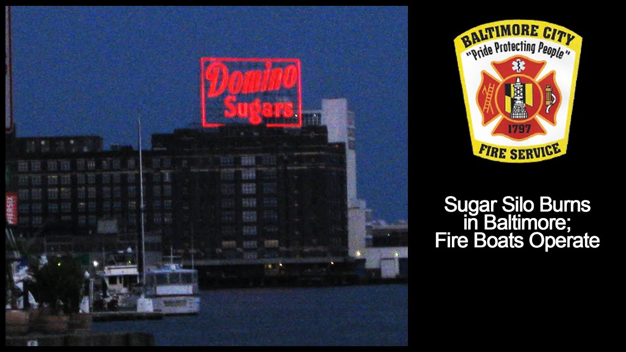 Baltimore 3-Alarm Sugar Silo Fire Audio 4/20/2021 [Maryland]