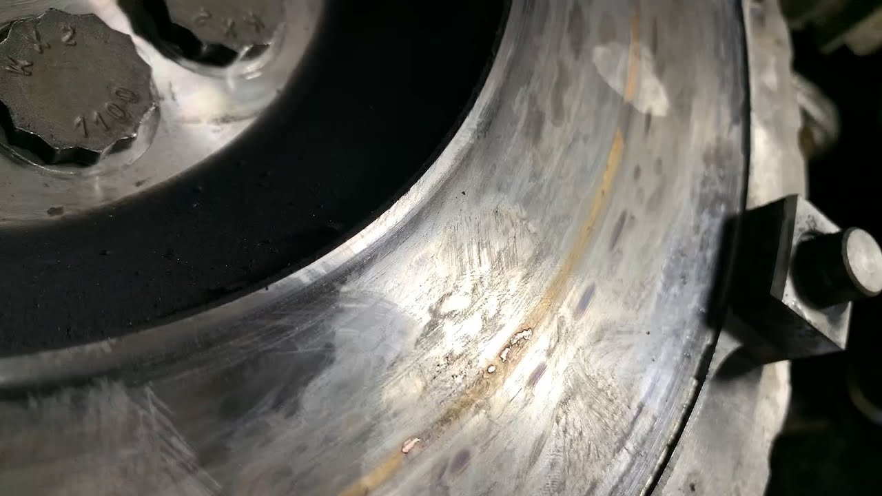 Volvo S60R EFR7670 old single-mass flywheel resurfacing