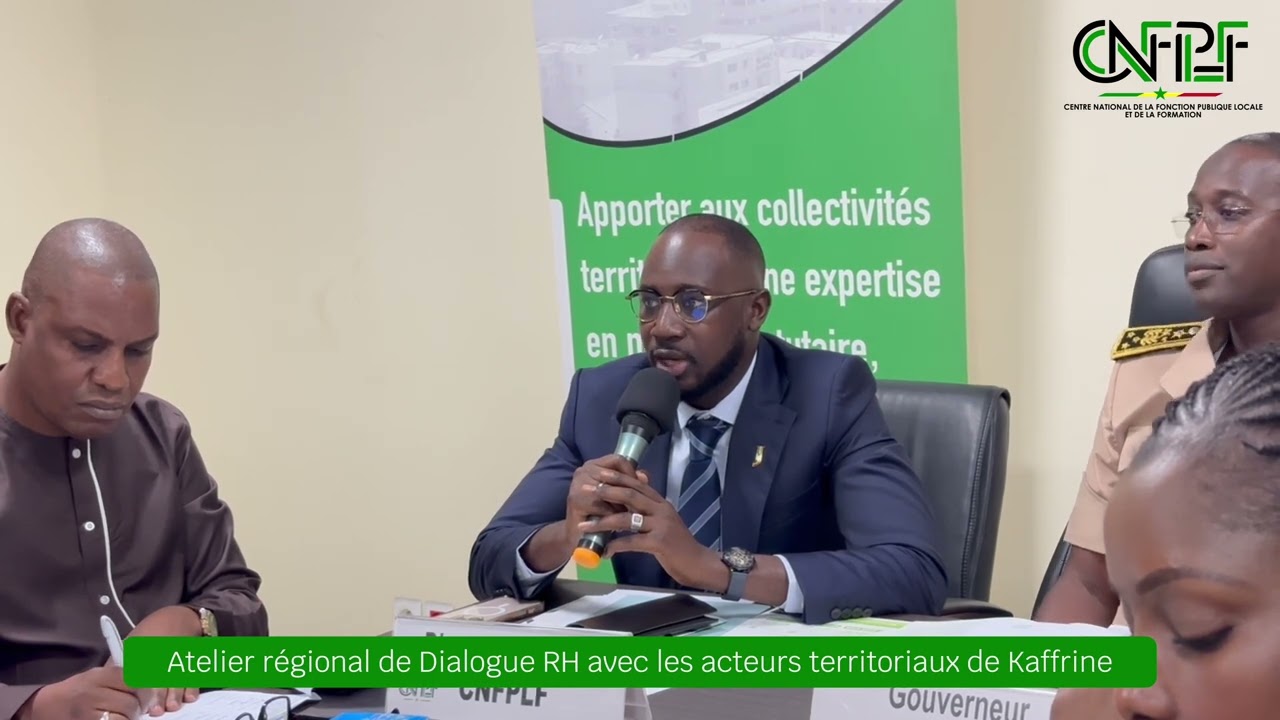 Atelier régional de dialogue RH à Kaffrine