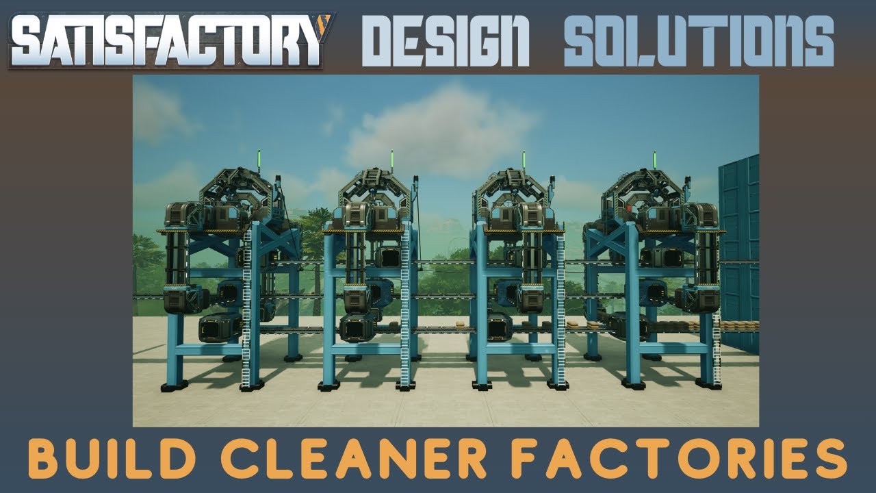 EMBRACE VERTICALITY on a single floor in Satisfactory!