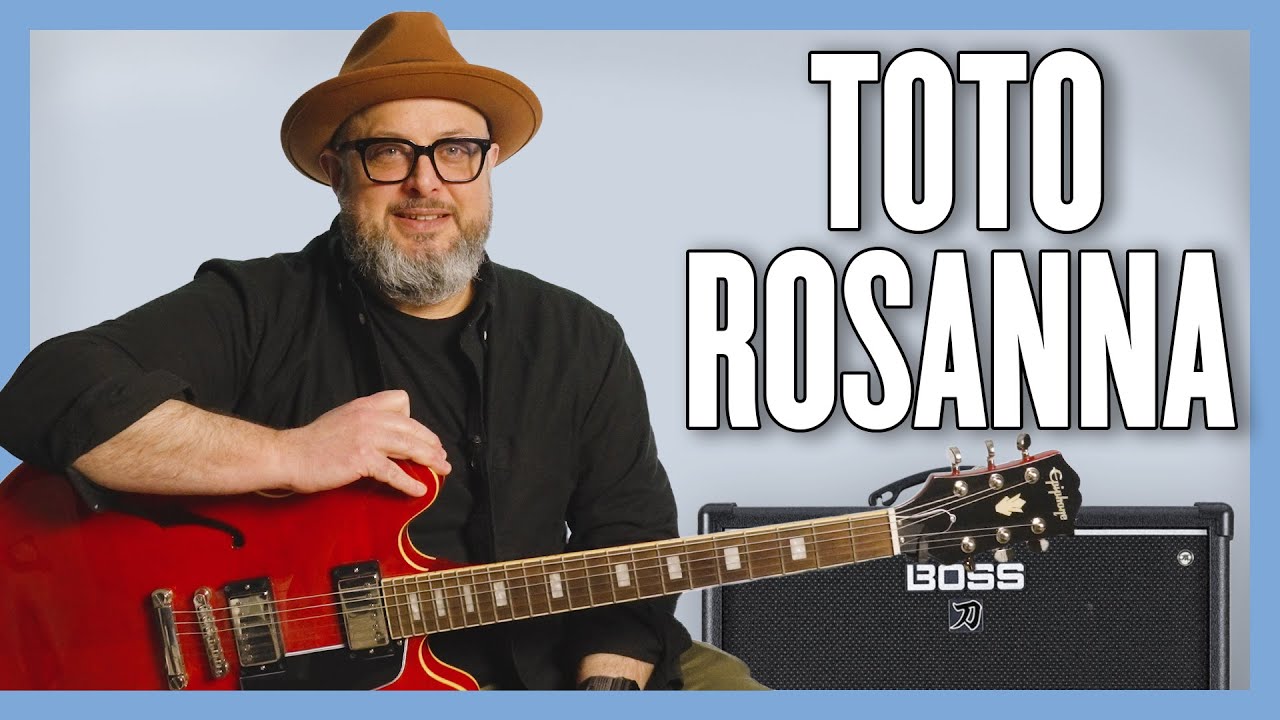 How to Play Toto Rosanna • Guitar Lesson + Tutorial