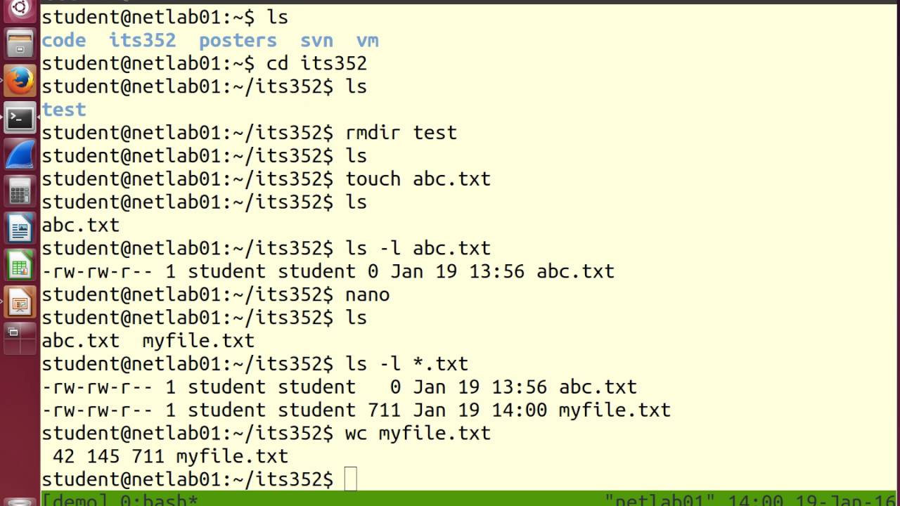 Linux Command Line: File Operations (2 of 8)
