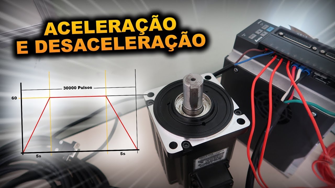 Como Fazer Rampa de Aceleração e Desaceleração no Servo Motor! SERVO ACIONAMENTO! #06