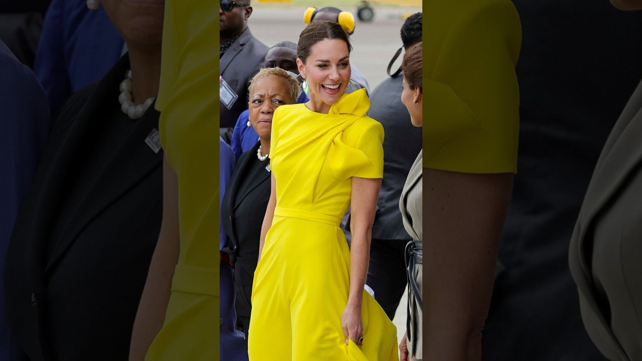 Blown Away! Watch Princess Kate Skillfully Handle Her Floaty Dress During the Caribbean Royal Tour🥰