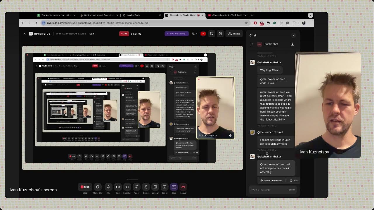 Daily Live Coding Interview Practice — Thinking Aloud, No Rehearsal