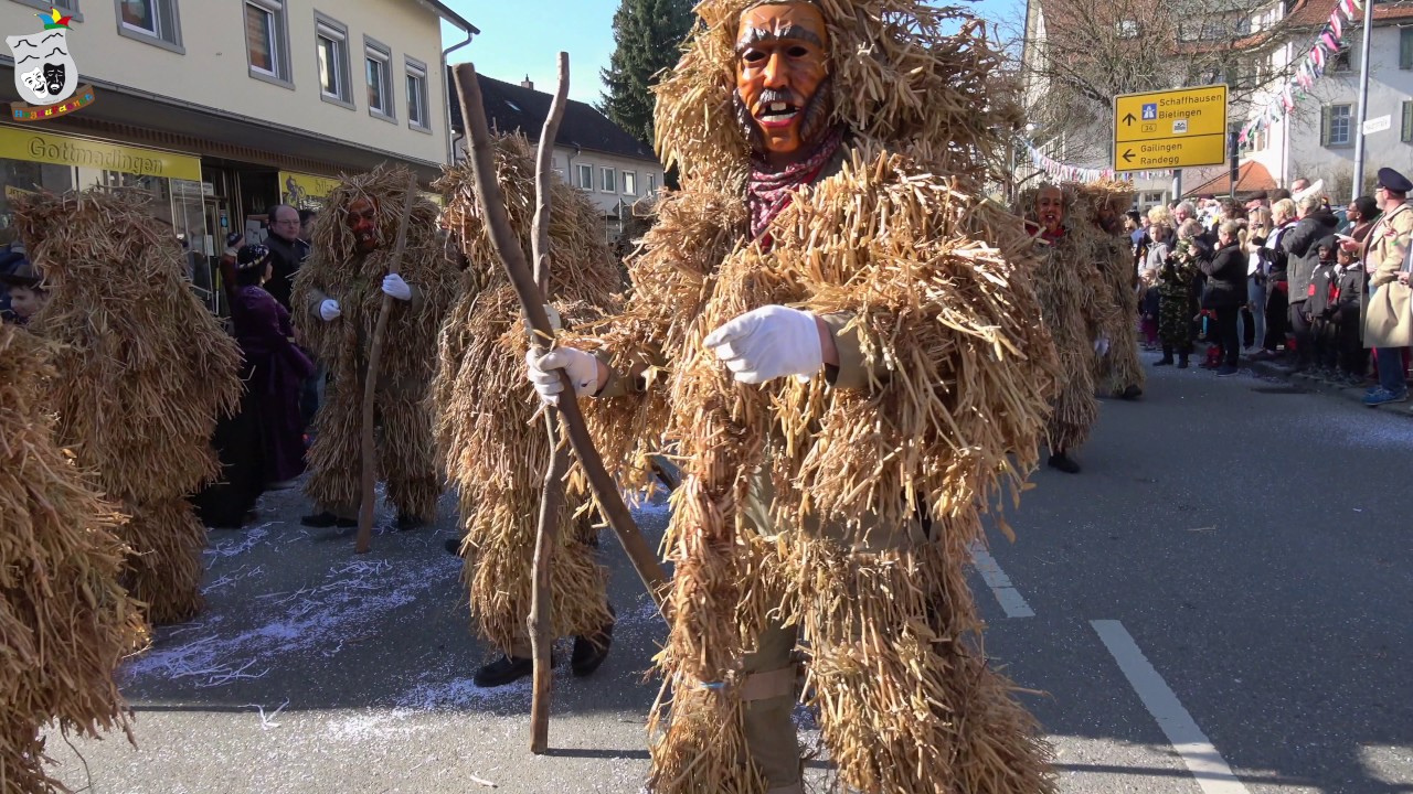 Fasnet - Mäntig - Umzug Gottmadingen 27.02.2017 (4K)