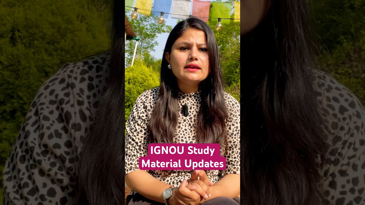 Ignou study material update #ignou #ignouupdate